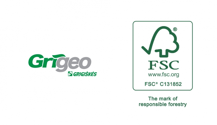AB „Grigeo Grigiškės“ prisijungė prie grupės įmonių turinčių FSC® sertifikatą