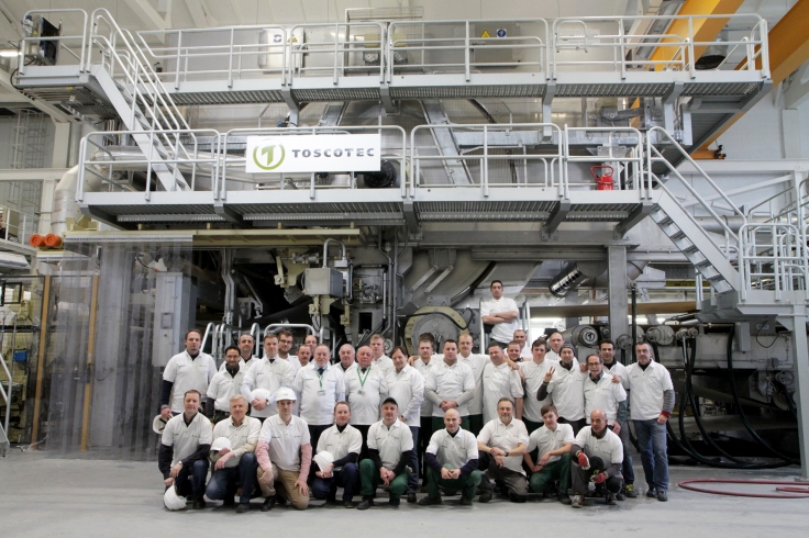 AB „Grigiškės“ atidaro moderniausią popieriaus gamybos cechą baltijos šalyse